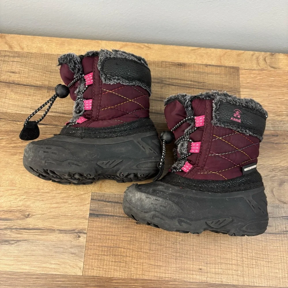 Kamik Star Infant Baby Insulated Winter Boots Size 6